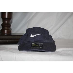 NIKE Boys Navy Swoosh Toddler Hat Adjustable Strapback Cotton Cap Youth‎